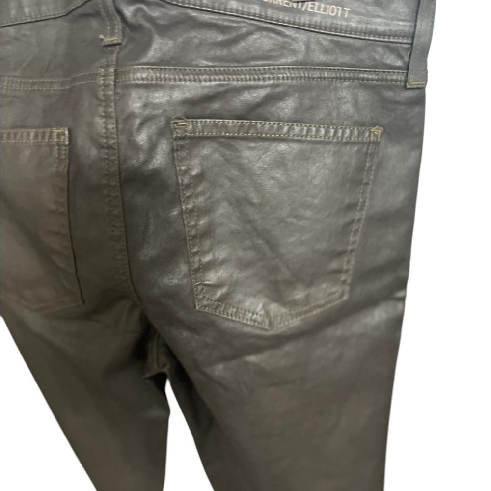 Current/Elliott Coated gray brown ankle skinny jeans 30 mid to low rise - Picture 14 of 14